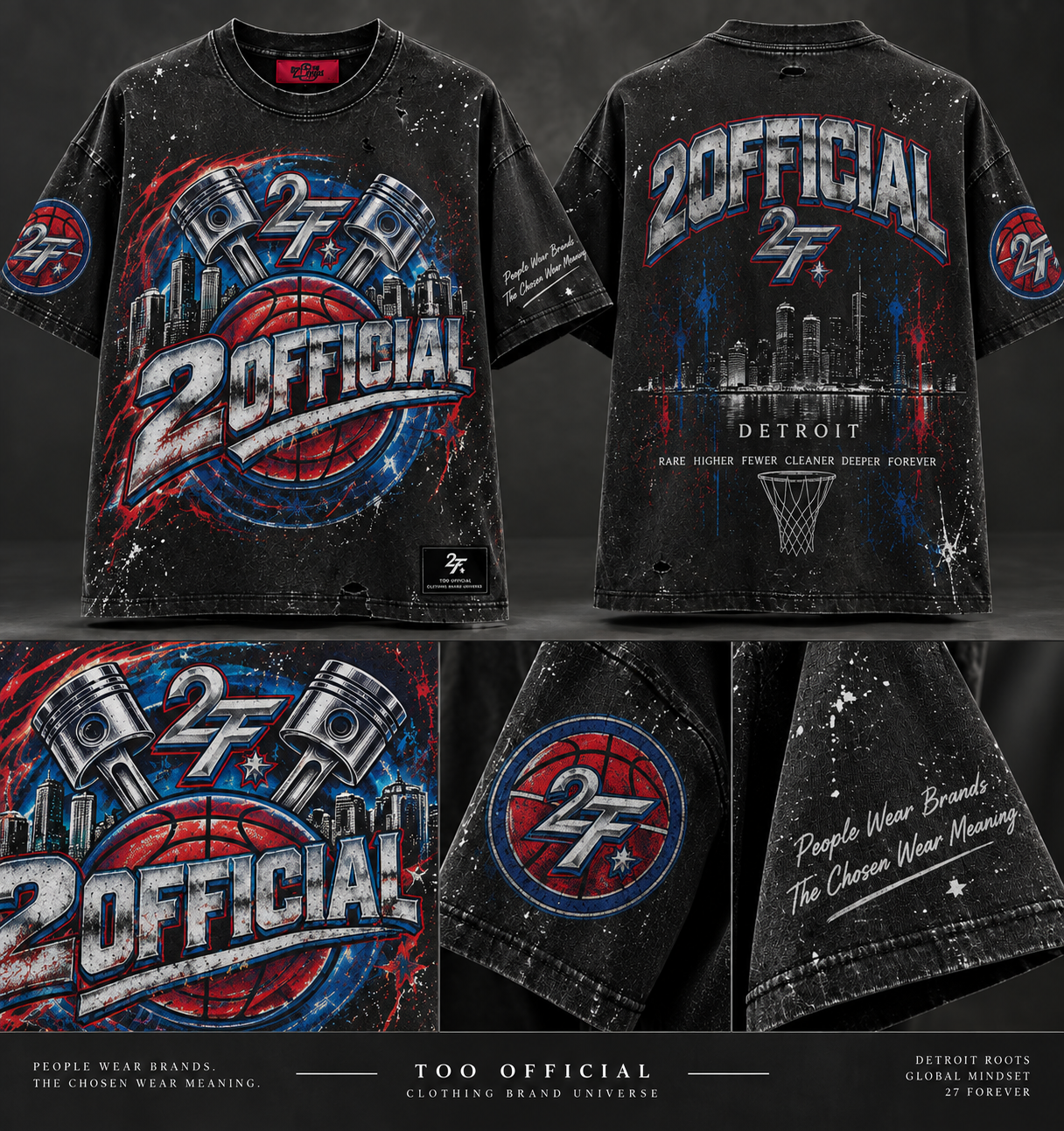 Detroit 2Official Graphic Tee campaign view